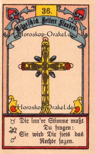 Das Kreuz im Stier Tageshoroskop heute