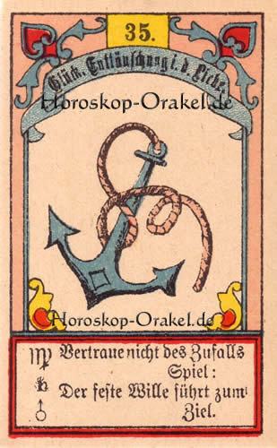Der Anker im Stier Tageshoroskop morgen