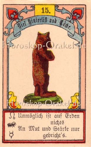 Der Bär, Singlehoroskop Stier