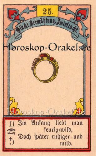 Der Ring im Stier Tageshoroskop morgen