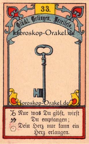 Der Schlüssel im Stier Tageshoroskop morgen