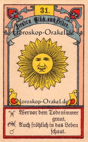 Die Sonne, Singlehoroskop Stier