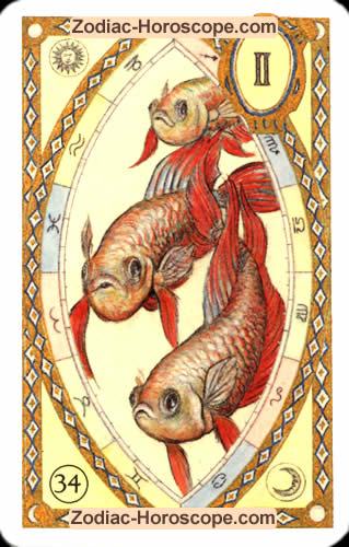 Astrologische Lenormandkarten die Fische