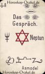 Das Gespräch, astrologische Medium Karten Horoskop